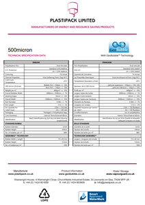 Standard GeoBubble™ – Specification 500 Micron