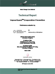 VapourGuard™ Evaporation Report